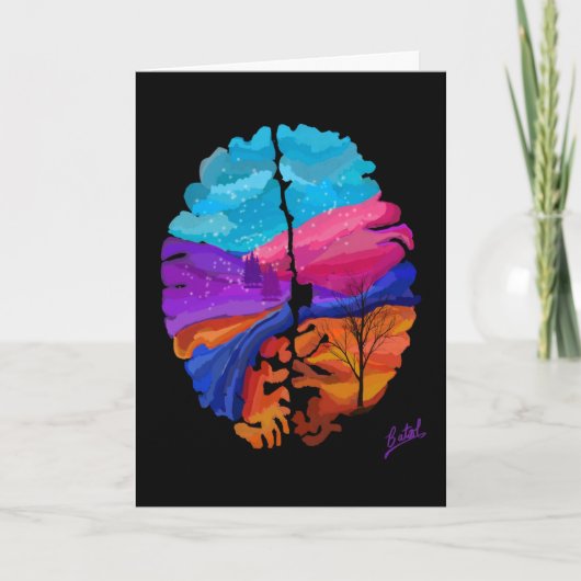 冬のブレインカード カード (正面)