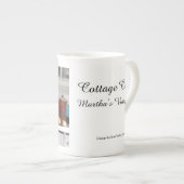 冬のブーツが一列に – Martha's Vineyard ボーンチャイナマグカップ (正面右)