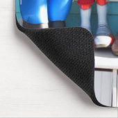 冬のブーツが一列に – Martha's Vineyard マウスパッド (コーナー)