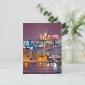 冬のプラハ ポストカード (スタンド正面)