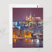 冬のプラハ ポストカード (正面/裏面)