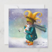 冬のプリンセスと猫 (正面)