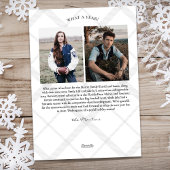 冬のプレイド家族数々の写真コラージュの思い出 シーズンカード