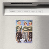 冬のプレーリーガールズ マグネット (インサイチュ (食洗機))