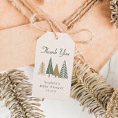 冬のベイビーシャワーのお礼の品 ギフトタグ