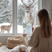 冬のベイビーシャワーのベイビーシャワーの招待状 招待状