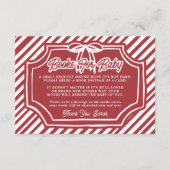 冬のベビーカード挿入用ブック エンクロージャーカード (正面)