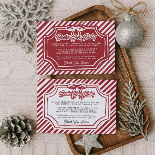 冬のベビーカード挿入用ブック エンクロージャーカード