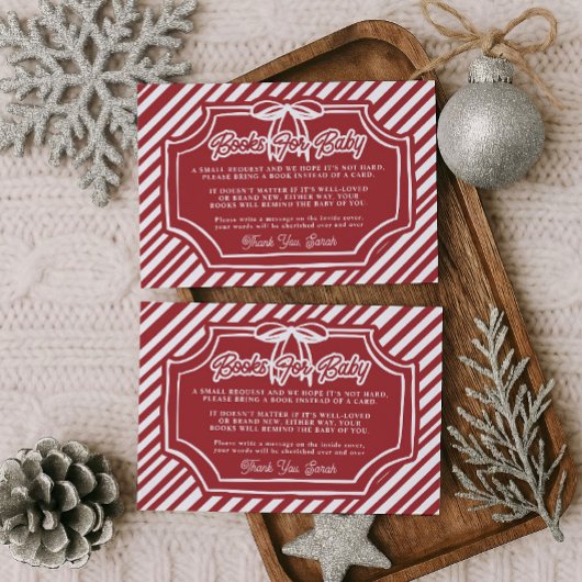 冬のベビーカード挿入用ブック エンクロージャーカード