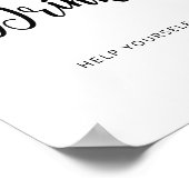 冬のベビーサンタドリンク ポスター (角)