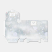冬のベビーシャワーの初雪 フェイバーボックス (折り畳みなし)