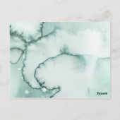 冬のベビーシャワーアドバイスカード ポストカード (裏面)