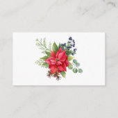 冬のベビーシャワーベビー囲いカード用ブック エンクロージャーカード (裏面)