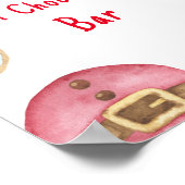 冬のベビーシャワーホットチョコレートバー ポスター (角)