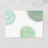 冬のベビーシャワー用の本 エンクロージャーカード (裏面)