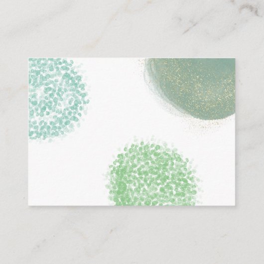 冬のベビーシャワー用の本 エンクロージャーカード (裏面)