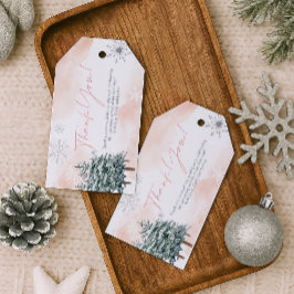 冬のベビーシャワー ギフトとお favors ギフトタグ