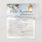 冬のベビーチャウダー誰がママのゲームを知っ最高のている (正面)