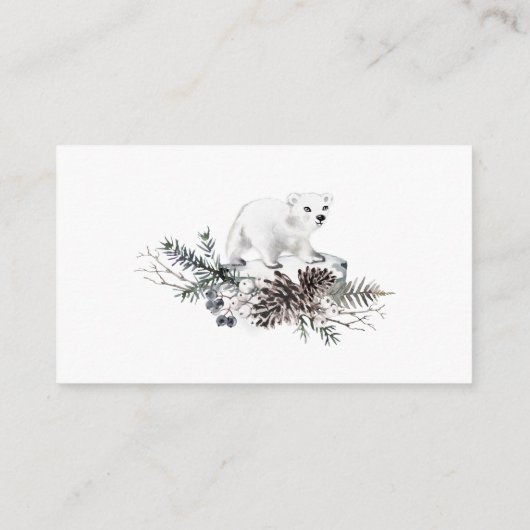 冬のベビーレジストリエンクロージャカード エンクロージャーカード (裏面)