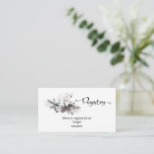 冬のベビーレジストリエンクロージャカード エンクロージャーカード (スタンド正面)