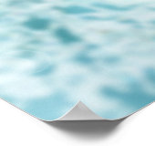 冬のベビー外の赤ちゃんシャワー歓迎の寒さ ポスター (角)