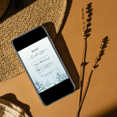 冬のベビー招待状ベビーそれは寒い外招待状 招待状