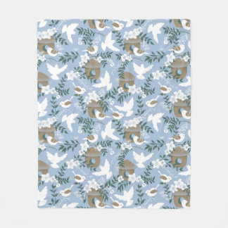 冬のベビー生まれ用毛布 フリースブランケット