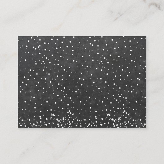 冬のベビー用の本が本の挿入カードを持ってくる エンクロージャーカード (裏面)