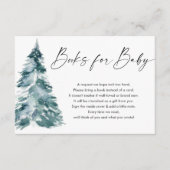 冬のベビー男女兼用図書 エンクロージャーカード (正面)