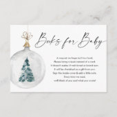 冬のベビー男女兼用図書 エンクロージャーカード (正面)