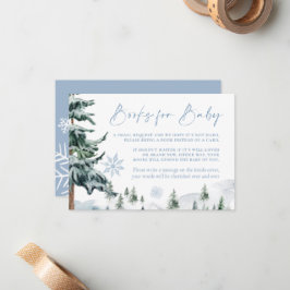 冬のベビー ノートカード