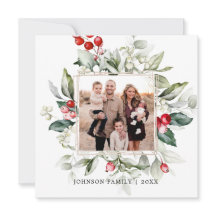 冬のベリー家族の写真