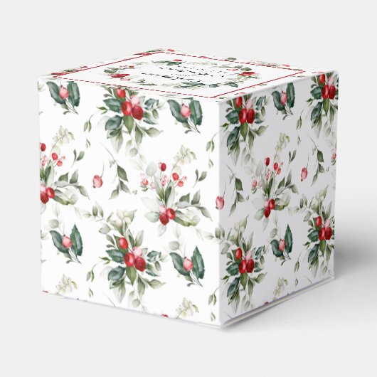 冬のベリー |の結婚リース フェイバーボックス (裏面サイド)