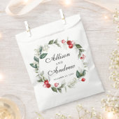 冬のベリー |今シーズン結婚した フェイバーバッグ (クリップ留めされた状態)