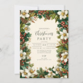 冬のベリ素朴ークリスマスパーティー 招待状 (正面)