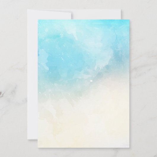 冬のペンギンの性はパーティーを明らかにします 招待状 (裏面)