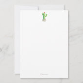 冬のペンギン園芸師 愛を育てよう サンキューカード (裏面)