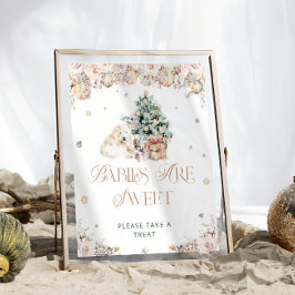 冬のホッキョクグマのベビーは甘いTake A Treat ポスター