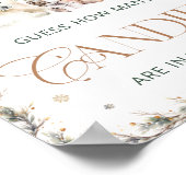 冬のホッキョクグマはキャンディーの数を推測 ポスター (角)