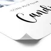 冬のホッキョクグマ – キャンディーの数を推測 ポスター (角)