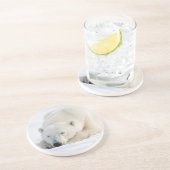 冬のホッキョクグマ コースター (側面)