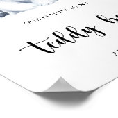 冬のホッキョクグマ – テディベアの数を推測 ポスター (角)