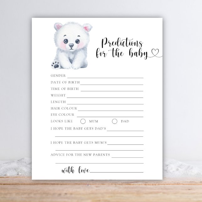 冬のホッキョクグマ – ベビーの予測とアドバイス (クリエイターアップロード済み)