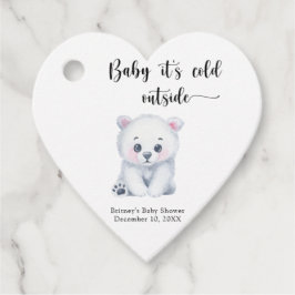 冬のホッキョクグマ – ベビー外は寒い フェイバータグ