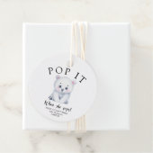 冬のホッキョクグマ – ポップ・アートのそれ!彼女のポップ フェイバータグ (インサイチュ)