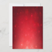 冬のホリデーエンゲージメントディナー招待状 招待状 (裏面)