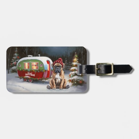 冬のボクサーキャラバンクリスマスの冒険 ラゲッジタグ (正面横)