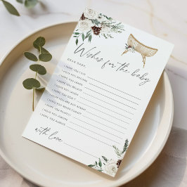 冬のボホ子供部屋の赤ちゃんシャワーの願いベビー