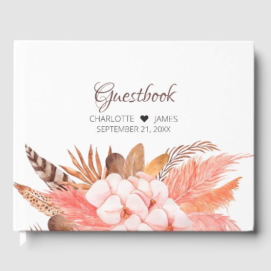 冬のボホ葉花の結婚花 ゲストブック (正面)