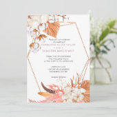 冬のボホ葉花の結婚花 招待状 (スタンド正面)